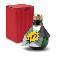 Kleinste Sektflasche der Welt Du bist Bombe  Inklusive Geschenkkarton 125 ml