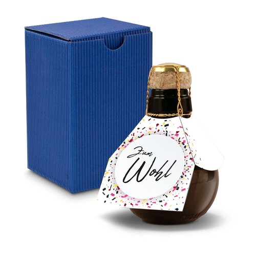 Kleinste Sektflasche der Welt! Zum Wohl - Inklusive Geschenkkarton, 125 ml