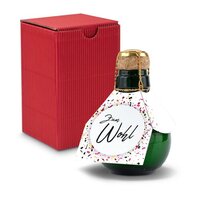 Kleinste Sektflasche der Welt Zum Wohl  Inklusive Geschenkkarton 125 ml