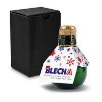 Kleinste Sektflasche der Welt Eigendesign  Inklusive Geschenkkarton 125 ml