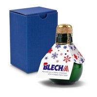 Kleinste Sektflasche der Welt Eigendesign  Inklusive Geschenkkarton 125 ml