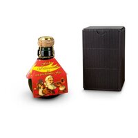 Geschenkartikel  Präsentartikel Kleinste Sektflasche Weihnachtsgruß