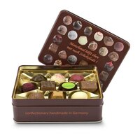 Geschenkartikel  Präsentartikel Schokoladenauswahl  Pralinendose mit 125 g