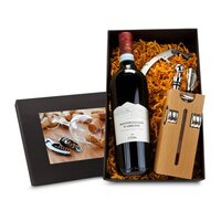 Geschenkset  Präsenteset BucheBlock mit Wein
