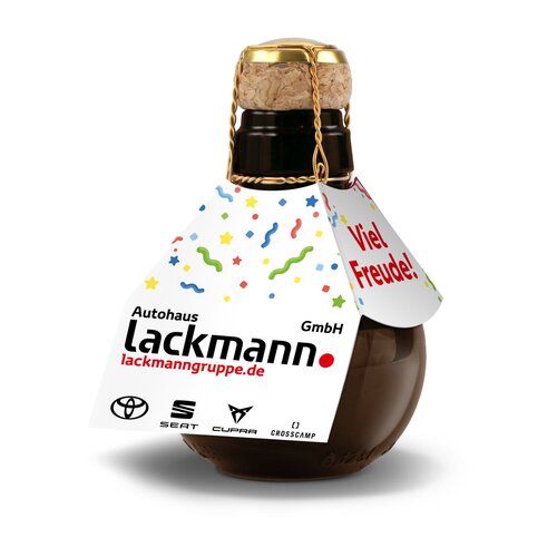 Kleinste Sektflasche der Welt! Eigendesign - Ohne Geschenkkarton, 125 ml