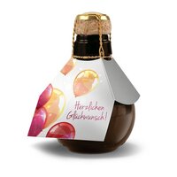 Kleinste Sektflasche der Welt Herzlichen Glückwunsch - Ohne Geschenkkarton 125 ml