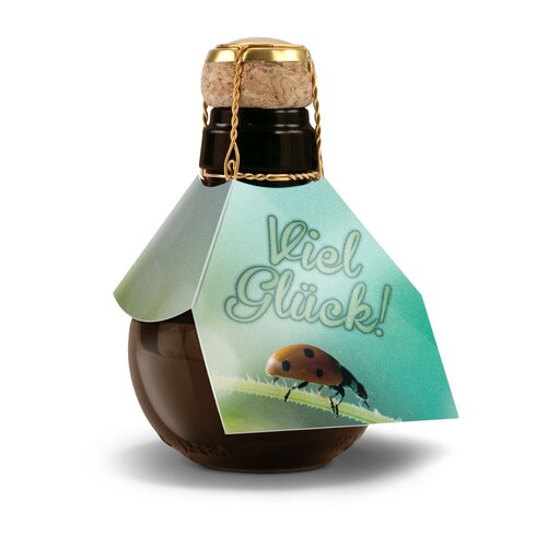 Kleinste Sektflasche der Welt! Viel Glück - Ohne Geschenkkarton, 125 ml
