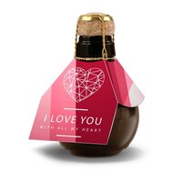 Kleinste Sektflasche der Welt I love u - Ohne Geschenkkarton 125 ml