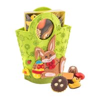Geschenkartikel  Präsentartikel Filztasche Hase Ostergebäckmischung 200 g