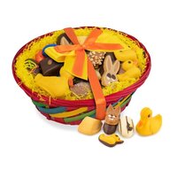 Geschenkartikel  Präsentartikel Großer Osterkorb mit Confiseriespezialitäten 600 g