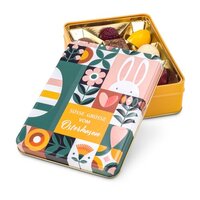 Geschenkartikel  Präsentartikel Süße Ostergrüße  Pralinendose mit 125 g