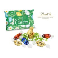 Geschenkartikel  Präsentartikel Lindt Ostertasche inkl LindtGoldhase  auch in individueller Kissenverpackung