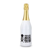 Sekt Cuvée  Flasche weißlackiert 075 l