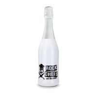 Sekt Cuvée  Flasche weißlackiert 075 l