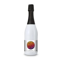Sekt Cuvée  Flasche weißlackiert 075 l