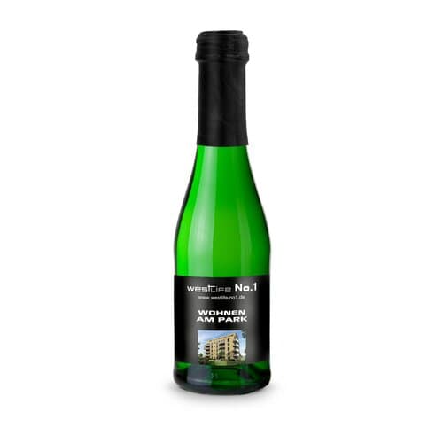 Sekt Cuvée Piccolo - Flasche grün, 0,2 l