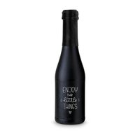 Promo Secco Piccolo - Flasche schwarz-matt, 0,2 l