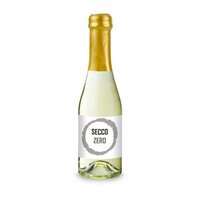 Secco ZERO  Schäumendes Getränk aus alkoholfreiem Wein  Flasche klar 02 l