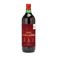 Glühwein  Flasche grün mit Schraubverschluss 1 l