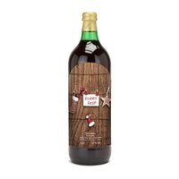 Glühwein - Flasche grün, mit Schraubverschluss, 1 l