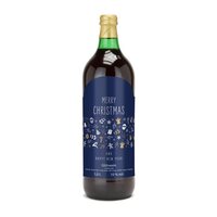 Glühwein - Flasche grün, mit Schraubverschluss, 1 l