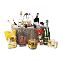 Geschenkset  Präsenteset Geschenkkorb XXL  Einkaufskorb mit 14 leckeren Produkten