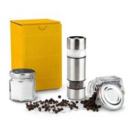 Geschenkset  Präsenteset Salz  Pfeffer im Miniformat gelbe Verpackung
