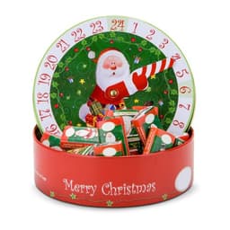 Geschenkartikel / Präsentartikel: Runder Schokoladen Adventskalender – Bild 2
