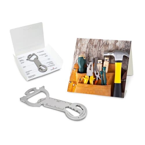 Geschenkartikel: ROMINOX® Key Tool / Multifunktionswerkzeug im Motiv-Mäppchen Werkzeug