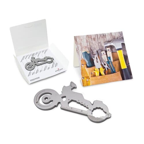 Geschenkartikel: ROMINOX® Key Tool / Multifunktionswerkzeug im Motiv-Mäppchen Werkzeug