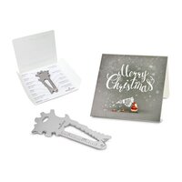 Geschenkartikel: ROMINOX® Key Tool / Multifunktionswerkzeug im Motiv-Mäppchen Merry Christmas