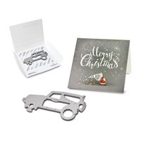 Geschenkartikel: ROMINOX® Key Tool / Multifunktionswerkzeug im Motiv-Mäppchen Merry Christmas