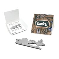 Geschenkartikel: ROMINOX® Key Tool / Multifunktionswerkzeug im Motiv-Mäppchen Danke