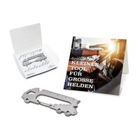 Geschenkartikel: ROMINOX® Key Tool / Multifunktionswerkzeug im Motiv-Mäppchen Große Helden