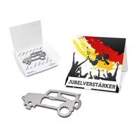 Geschenkartikel: ROMINOX® Key Tool / Multifunktionswerkzeug im Motiv-Mäppchen Deutschland Fan Jubelverstärker