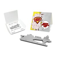 Geschenkartikel: ROMINOX® Key Tool Truck / LKW (22 Funktionen) im Motiv-Mäppchen Super Dad