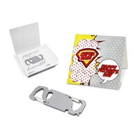 Geschenkartikel: ROMINOX® Key Tool Truck / LKW (22 Funktionen) im Motiv-Mäppchen Super Dad