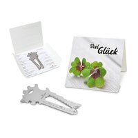 Geschenkartikel: ROMINOX® Key Tool / Multifunktionswerkzeug im Motiv-Mäppchen Viel Glück