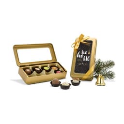 Geschenkartikel / Präsentartikel: Golddose Frohe Weihnachten – Bild 1