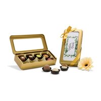 Geschenkartikel  Präsentartikel Golddose Vielen Dank