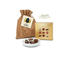 Geschenkset  Präsenteset Oster Kostbarkeiten  9 Mini Pralinés Gold