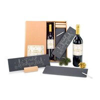 Geschenkset  Präsenteset Schiefer  Wein