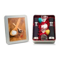 Geschenkset  Präsenteset Oster Salz-  Pfeffermühlen Set - in Silberdose