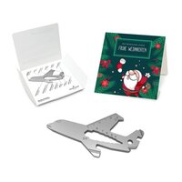 Geschenkartikel: ROMINOX® Key Tool / Multifunktionswerkzeug im Motiv-Mäppchen Frohe Weihnachten
