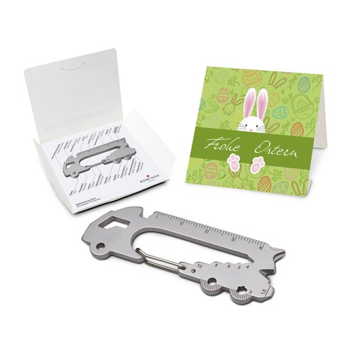 Geschenkartikel: ROMINOX® Key Tool / Multifunktionswerkzeug im Motiv-Mäppchen Osterhase