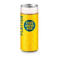 Helles Bier in der Slimline Dose, feinherb und leicht malzig, 250 ml