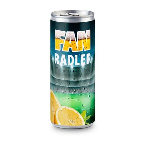 Radler - Mischgetränk aus Bier und Zitronenlimonade, spritzig und frisch, 250 ml