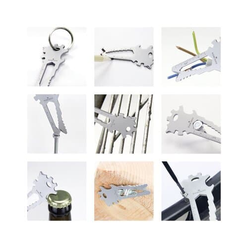 Geschenkartikel: ROMINOX® Key Tool / Multifunktionswerkzeug im Motiv-Mäppchen Werkzeug