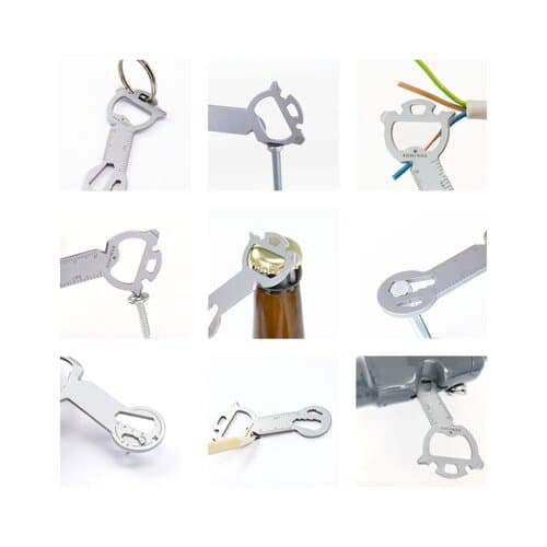 Geschenkartikel: ROMINOX® Key Tool / Multifunktionswerkzeug im Motiv-Mäppchen Werkzeug