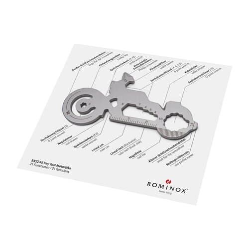 Geschenkartikel: ROMINOX® Key Tool / Multifunktionswerkzeug im Motiv-Mäppchen Werkzeug